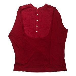 Ralph Lauren Womens Blouse Small Long sleeve Office Christmas Business Church